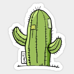 Cute Cactus art Sticker